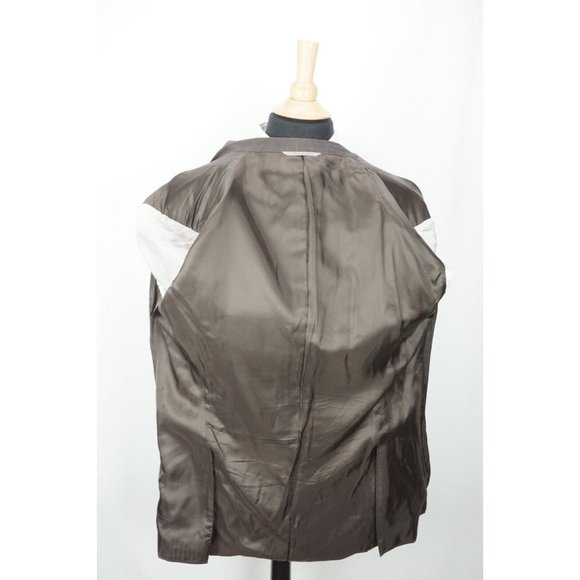 Canali 1934 Silver Label CURRENT Brown Microplaid Wool 2Pc Suit Jacket Pant 42R - Picture 7 of 11